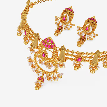 Imperial Tassel Gold Necklaces