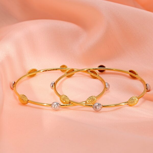 Twilight Harmony Gold Bangles